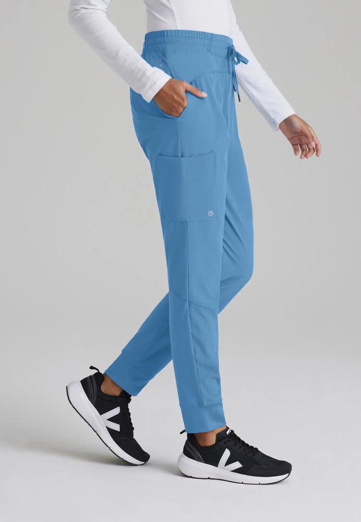 Barco Scrubs Women's Boost Jogger Ceil Blue | scrub-supply.com