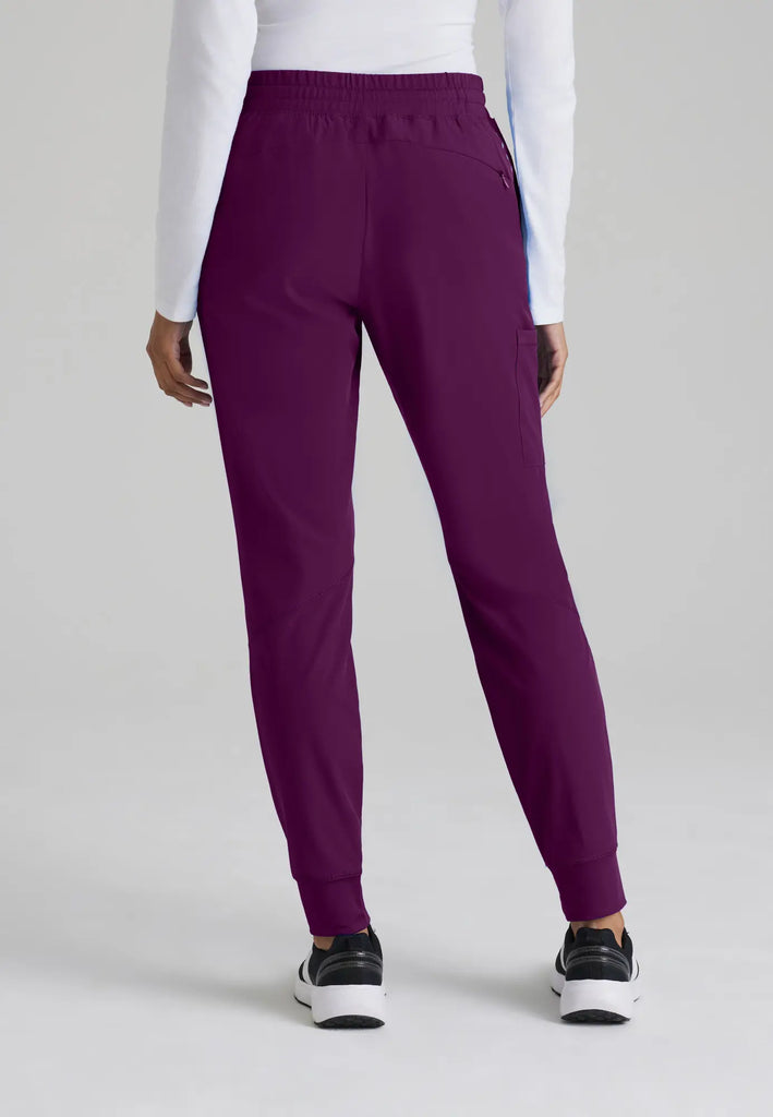 Barco Scrubs Women's Boost Jogger Wine | scrub-supply.com