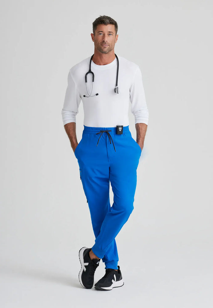 Barco Scrubs Men's Vortex Jogger New Royal | scrub-supply.com