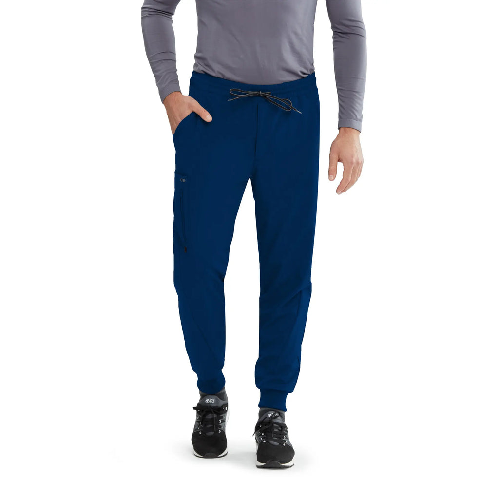 Barco Scrubs Men's Vortex Jogger Indigo | scrub-supply.com