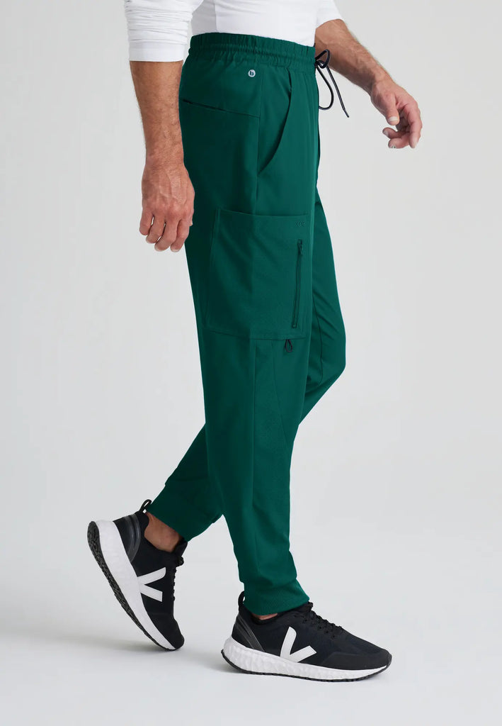 Barco Scrubs Men's Vortex Jogger Hunter Green | scrub-supply.com