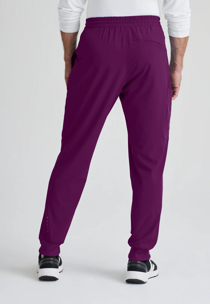 Barco Scrubs Men's Vortex Jogger Wine | scrub-supply.com