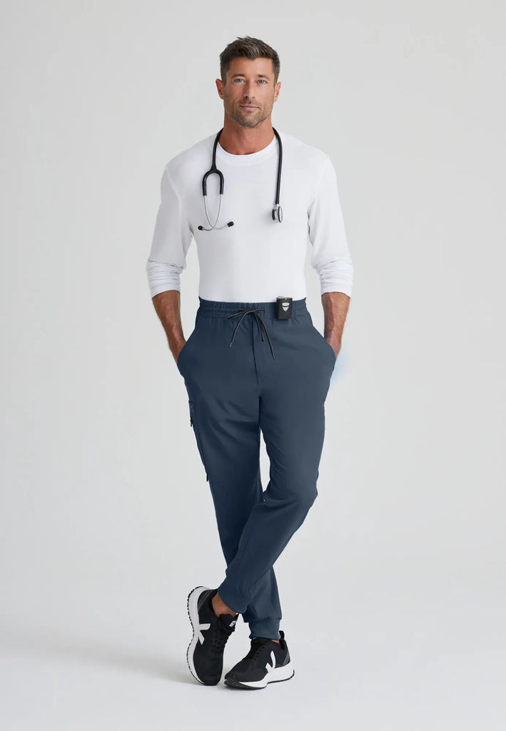 Barco Scrubs Men's Vortex Jogger Steel | scrub-supply.com