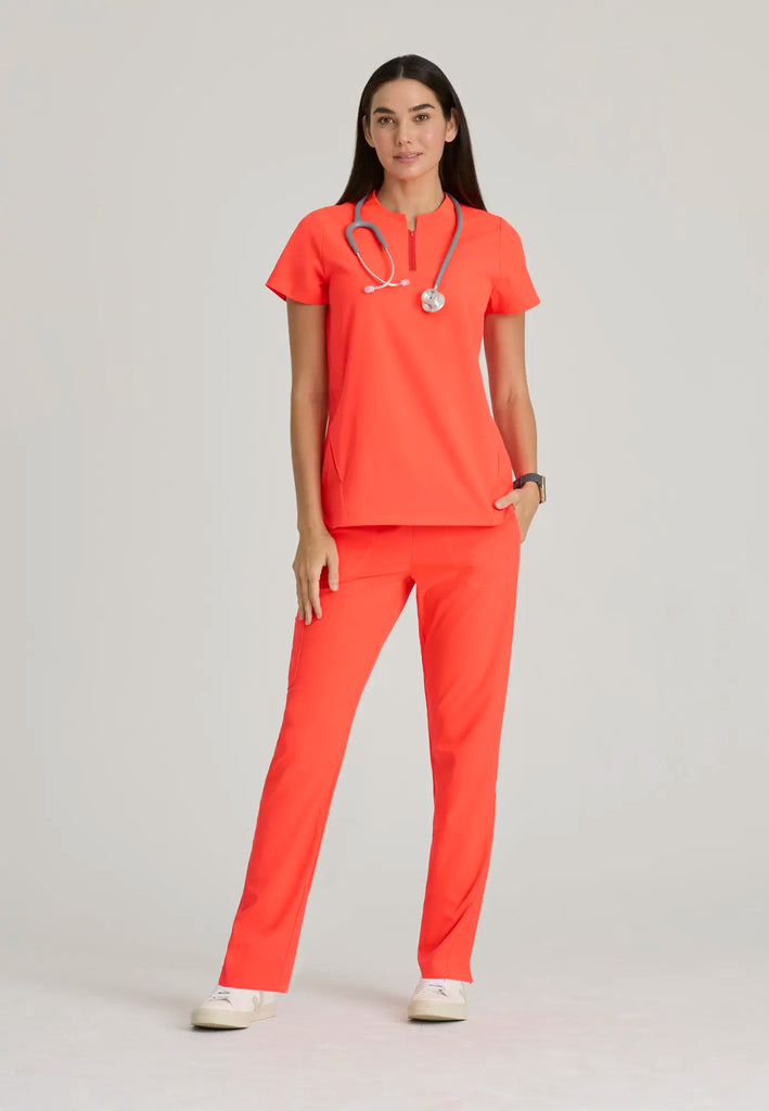 Barco Scrubs Women's Uplift Pant Neon Flame | scrub-supply.com