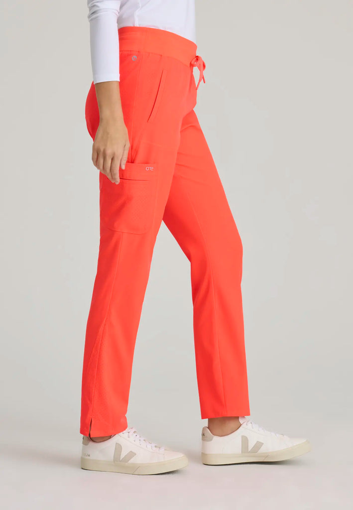 Barco Scrubs Women's Uplift Pant Neon Flame | scrub-supply.com