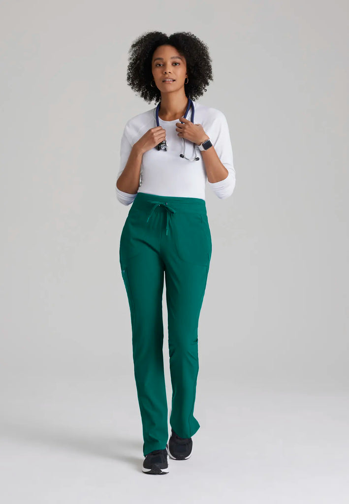 Barco Scrubs Women's Uplift Pant Hunter Green | scrub-supply.com