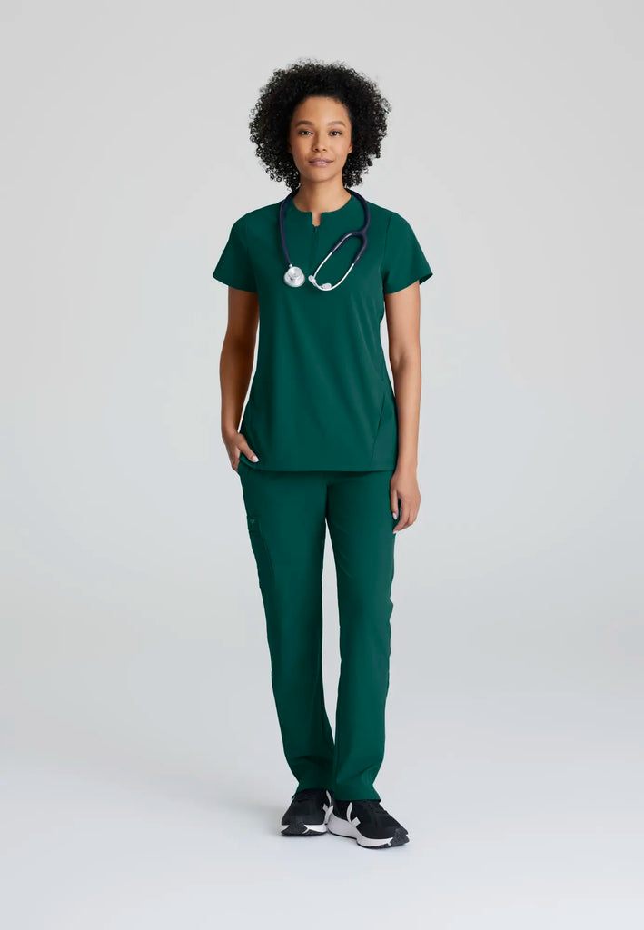 Barco Scrubs Women's Uplift Pant Hunter Green | scrub-supply.com