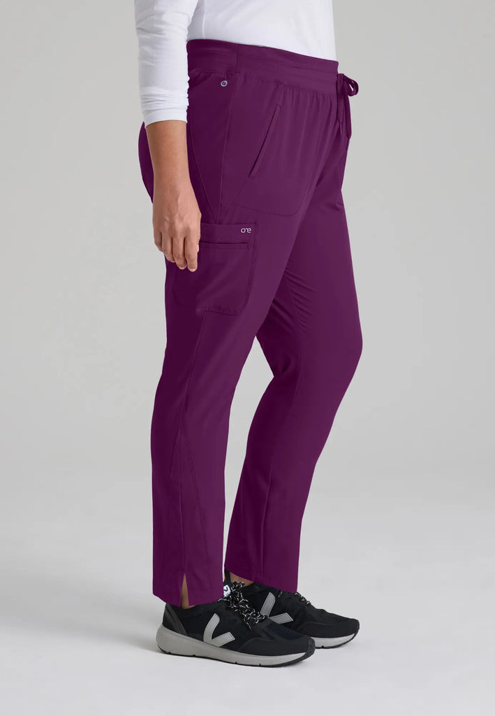 Barco Scrubs Women's Uplift Pant Wine | scrub-supply.com