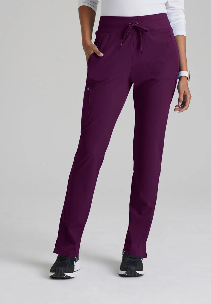 Barco Scrubs Women's Uplift Pant Wine | scrub-supply.com