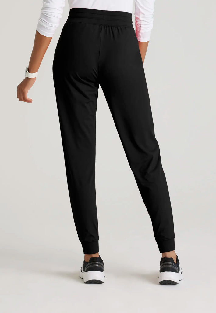 Barco Scrubs Women's Pro Knit Jogger Black | scrub-supply.com