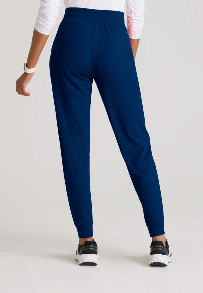 Barco Scrubs Women's Pro Knit Jogger Indigo | scrub-supply.com