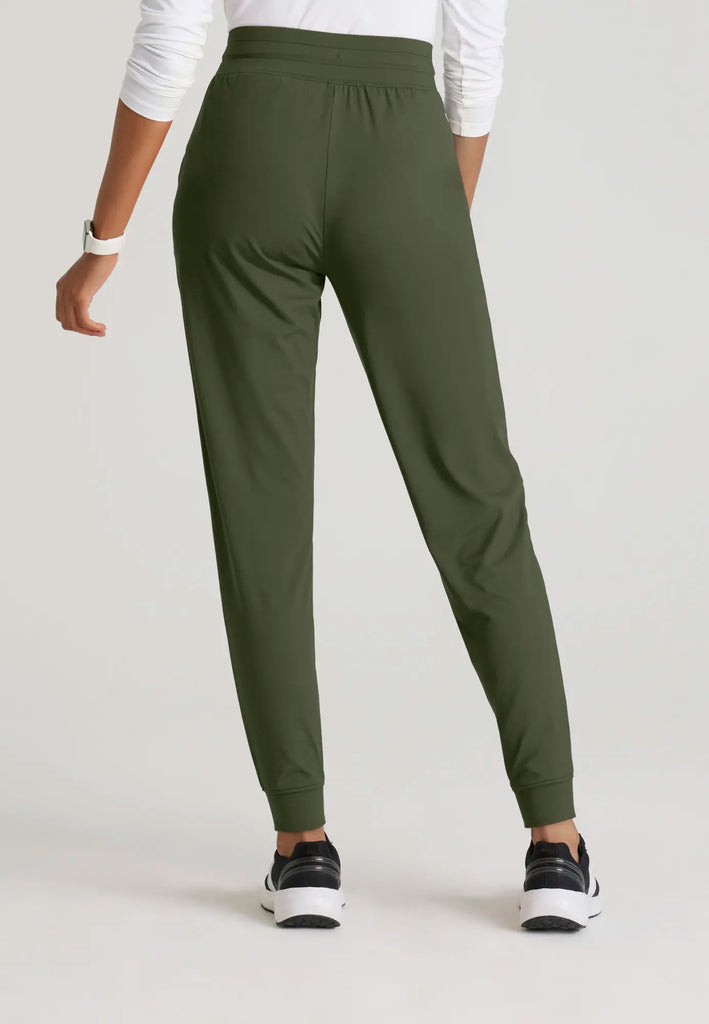 Barco Scrubs Women's Pro Knit Jogger Olive | scrub-supply.com