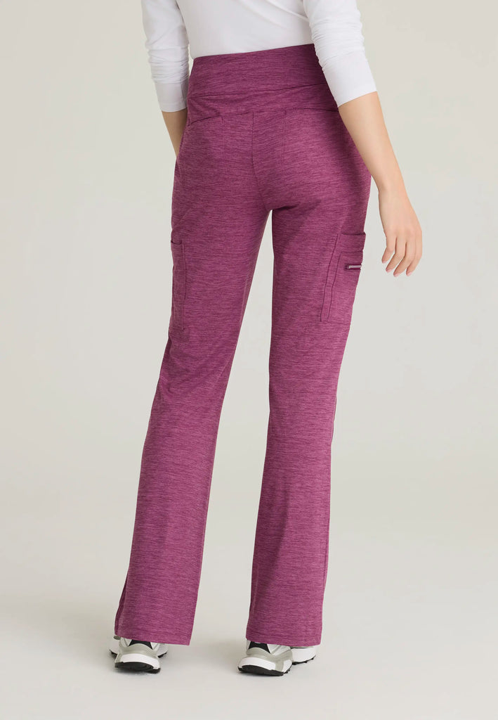 Barco Scrubs Women's Sprint Knit Pant Dark Mauve Heather | scrub-supply.com