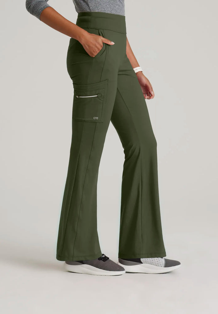 Barco Scrubs Women's Sprint Knit Pant Olive | scrub-supply.com