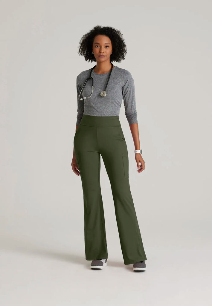 Barco Scrubs Women's Sprint Knit Pant Olive | scrub-supply.com