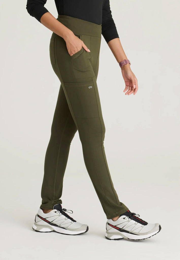 Barco Scrubs Women's Strive Legging Olive | scrub-supply.com