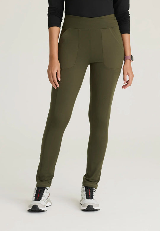 Barco Scrubs Women's Strive Legging Olive | scrub-supply.com