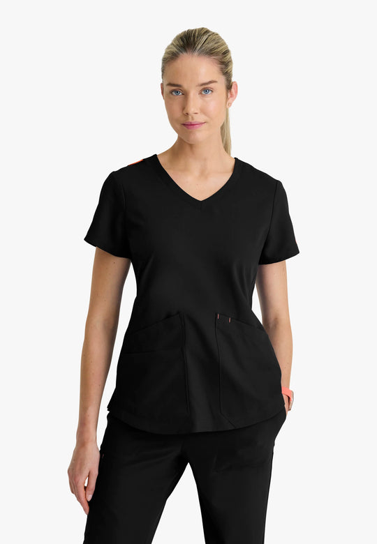 Barco Scrubs Women's Zoe Set Black | scrub-supply.com