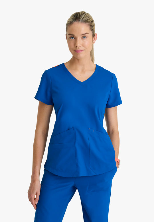 Barco Scrubs Women's Zoe Set New Royal | scrub-supply.com