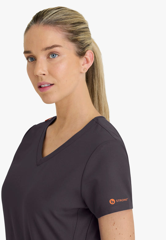 Barco Scrubs Women's Zoe Set Pewter | scrub-supply.com