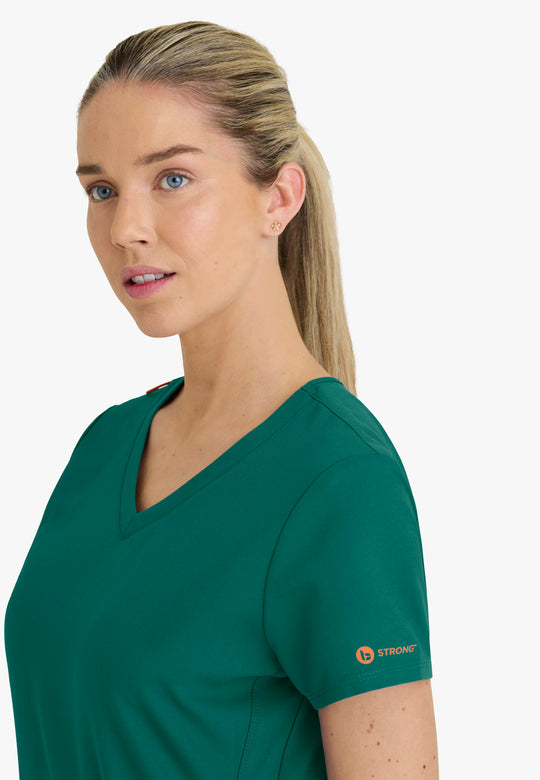 Barco Scrubs Women's Zoe Set Hunter Green | scrub-supply.com