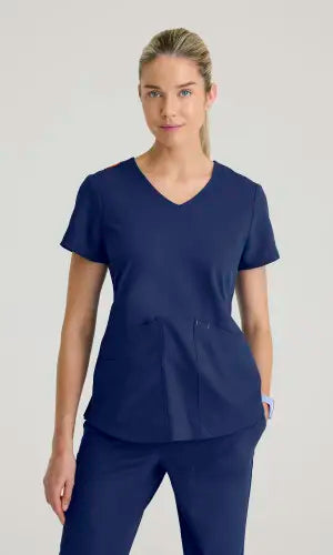 Barco Scrubs Women's Zoe Set Navy | scrub-supply.com