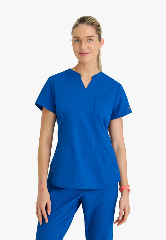 Barco Scrubs Women's Liz Set New Royal | scrub-supply.com
