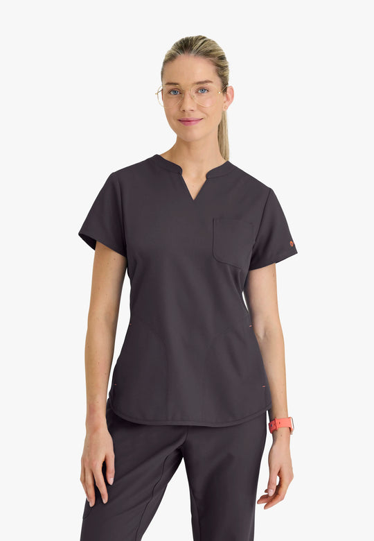 Barco Scrubs Women's Liz Set Pewter | scrub-supply.com
