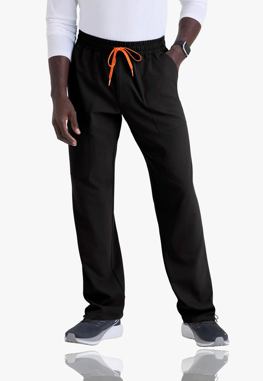 Barco Scrubs Men's Terrence Set Black | scrub-supply.com
