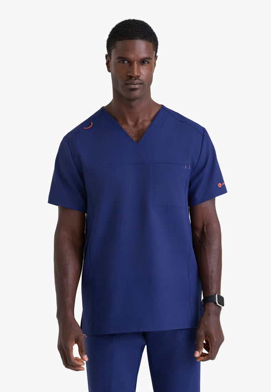 Barco Scrubs Men's Terrence Set Navy | scrub-supply.com