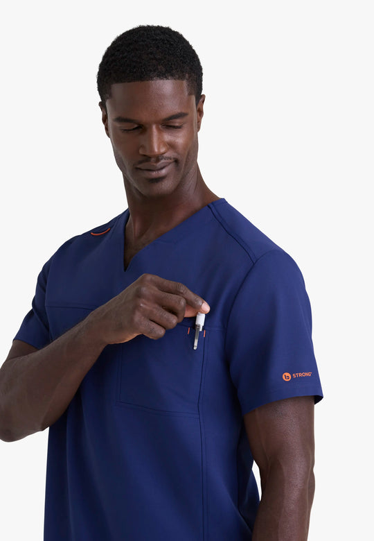 Barco Scrubs Men's Terrence Set Navy | scrub-supply.com