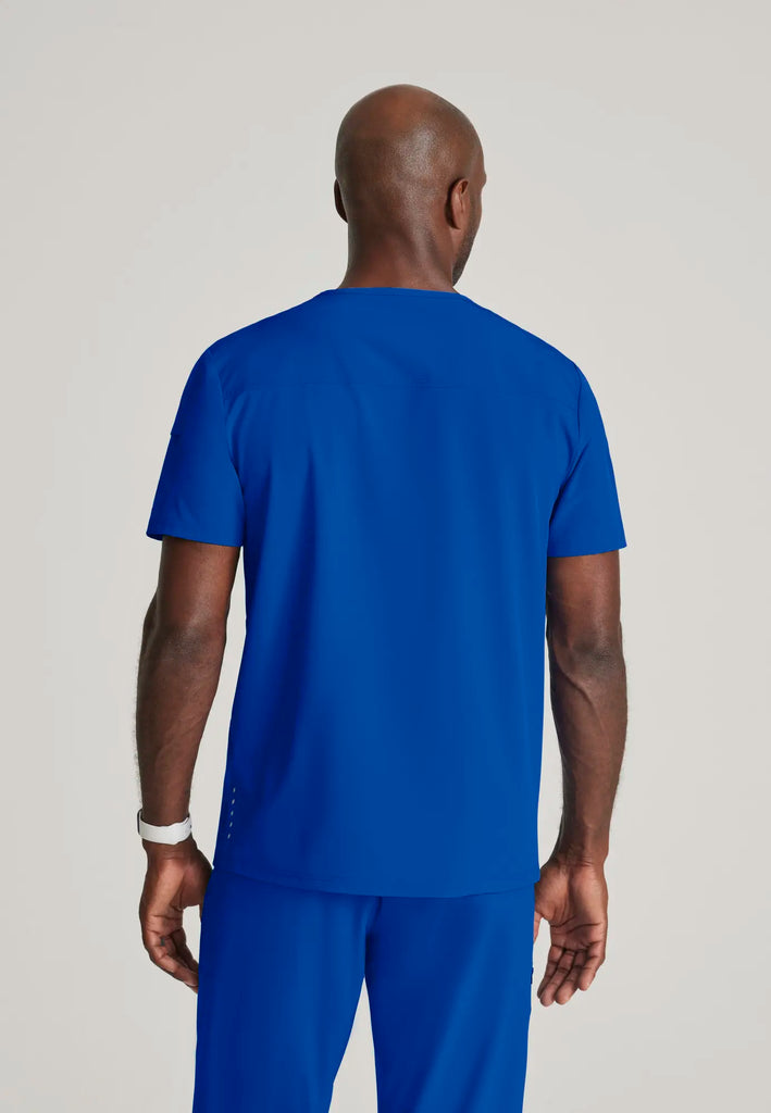 Barco Scrubs Men's Velocity Top Cobalt | scrub-supply.com