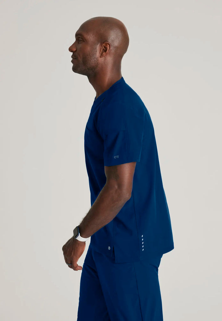 Barco Scrubs Men's Velocity Top Indigo | scrub-supply.com