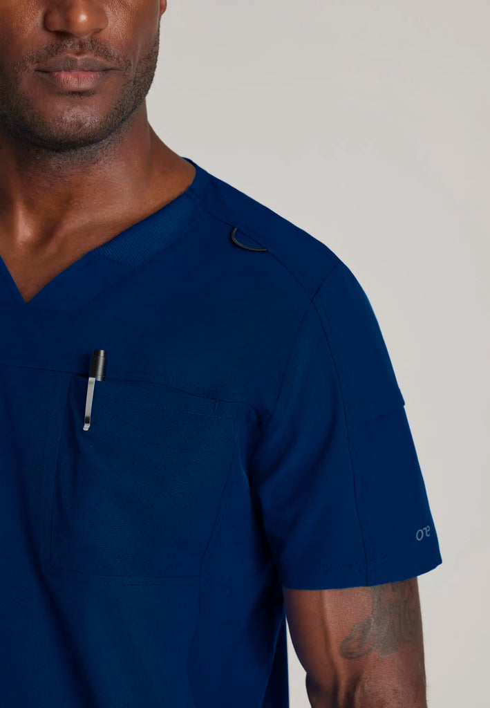 Barco Scrubs Men's Velocity Top Indigo | scrub-supply.com