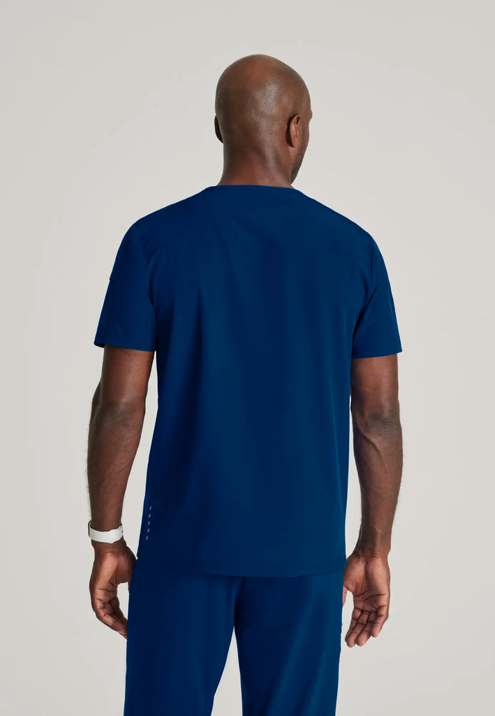 Barco Scrubs Men's Velocity Top Indigo | scrub-supply.com