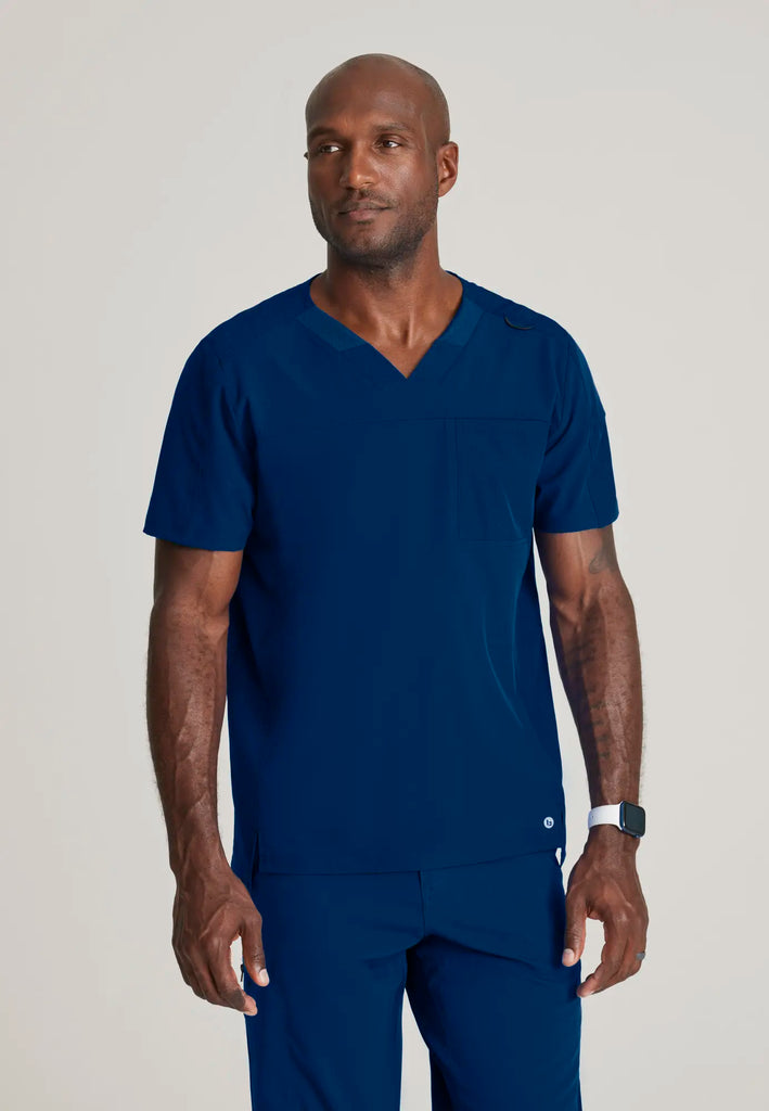 Barco Scrubs Men's Velocity Top Indigo | scrub-supply.com