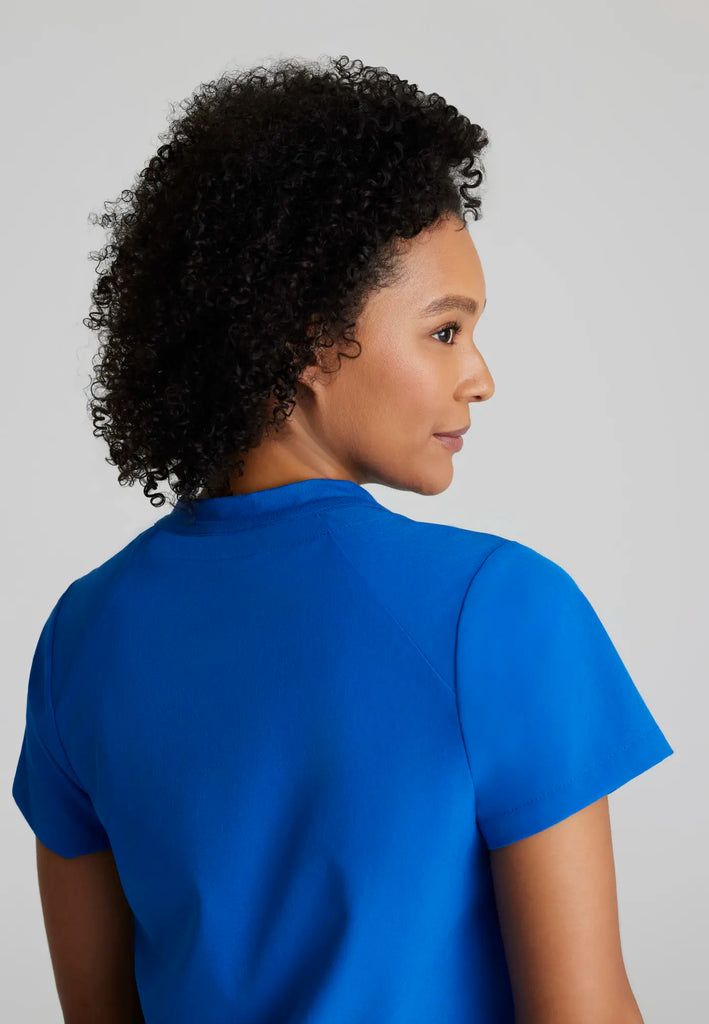 Barco Scrubs Women's Flux Top New Royal | scrub-supply.com