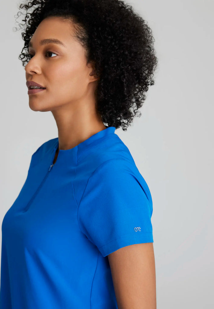 Barco Scrubs Women's Flux Top New Royal | scrub-supply.com