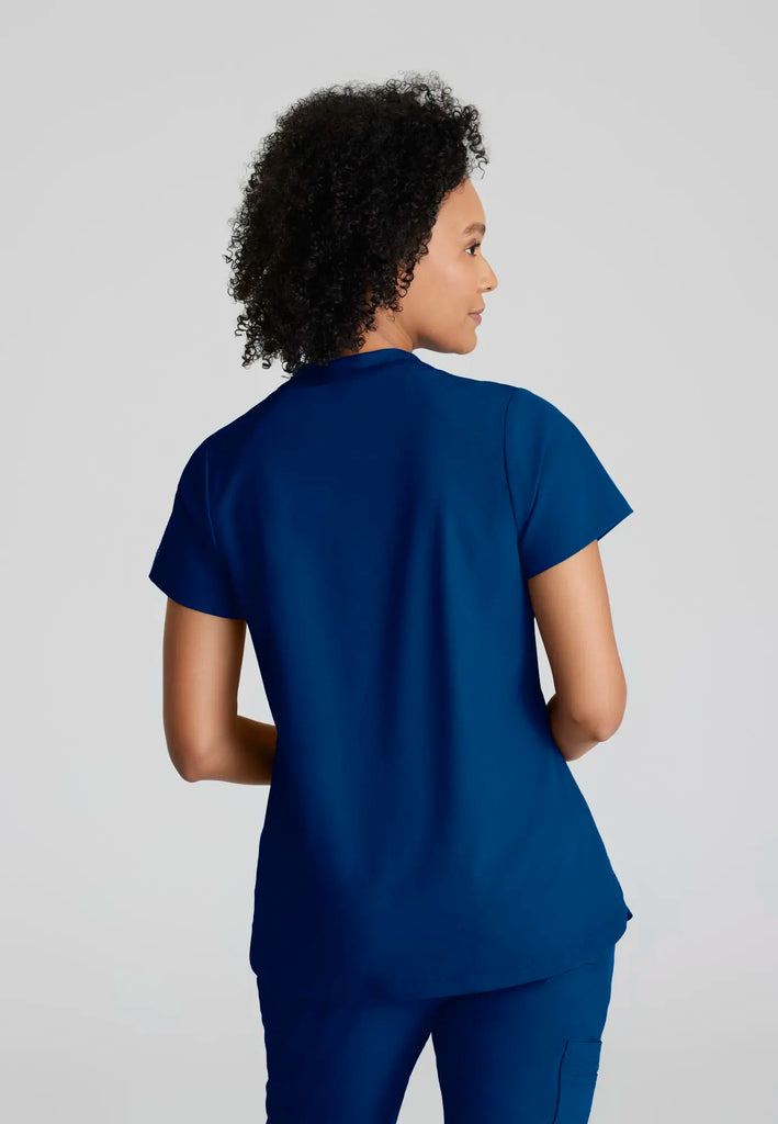 Barco Scrubs Women's Flux Top Indigo | scrub-supply.com