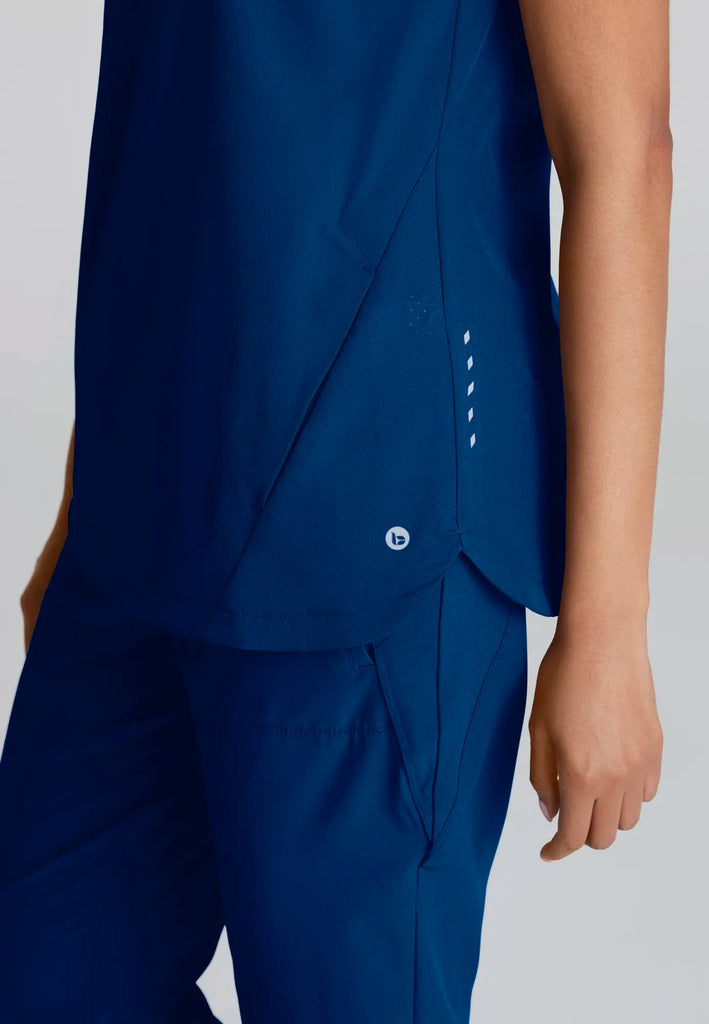 Barco Scrubs Women's Flux Top Indigo | scrub-supply.com