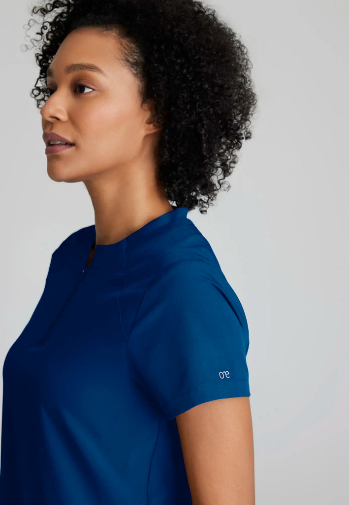 Barco Scrubs Women's Flux Top Indigo | scrub-supply.com