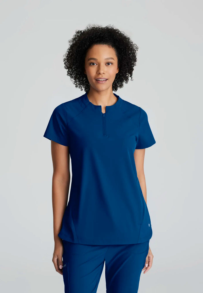 Barco Scrubs Women's Flux Top Indigo | scrub-supply.com