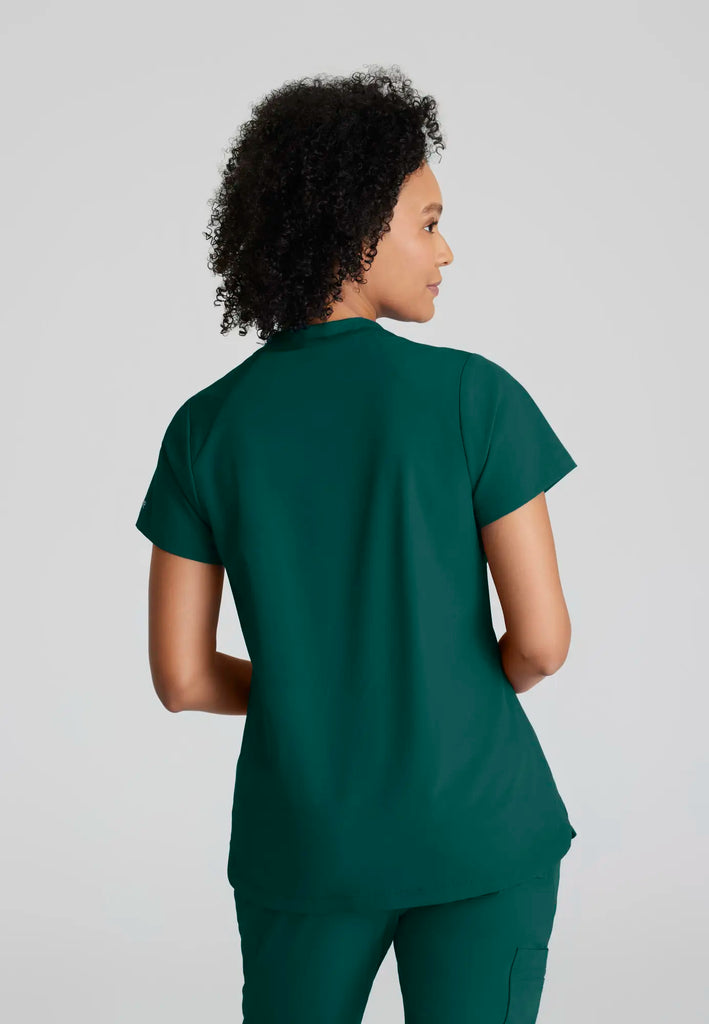 Barco Scrubs Women's Flux Top Hunter Green | scrub-supply.com