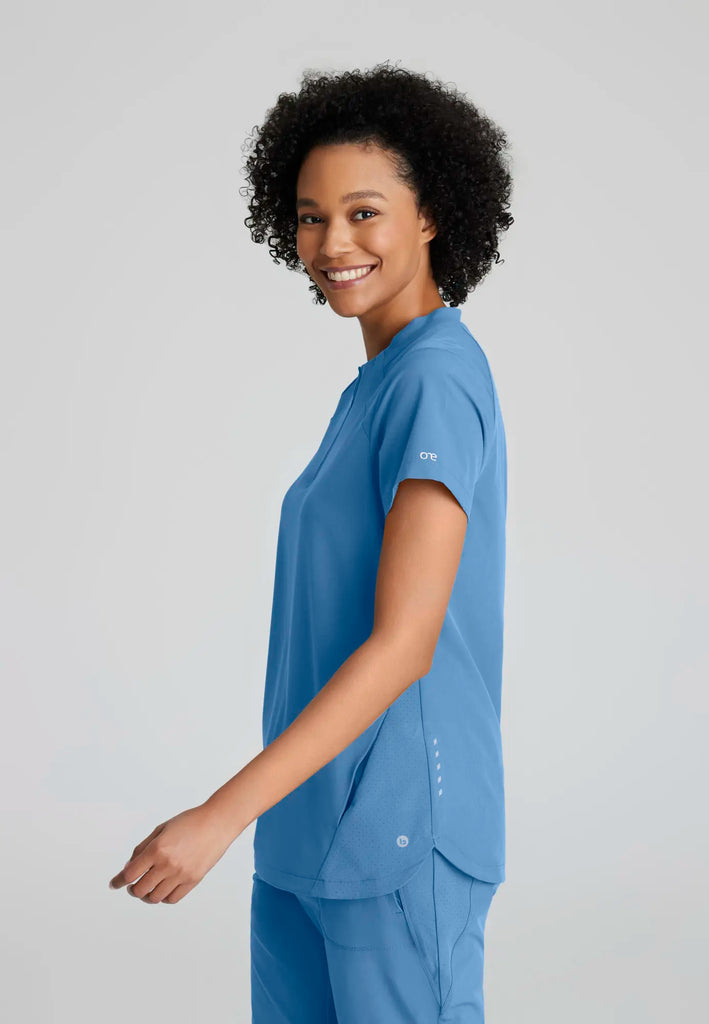 Barco Scrubs Women's Flux Top Ceil Blue | scrub-supply.com