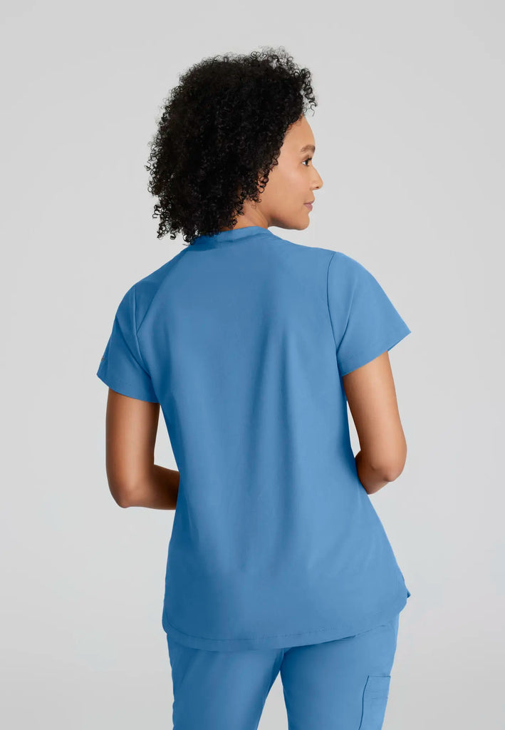 Barco Scrubs Women's Flux Top Ceil Blue | scrub-supply.com