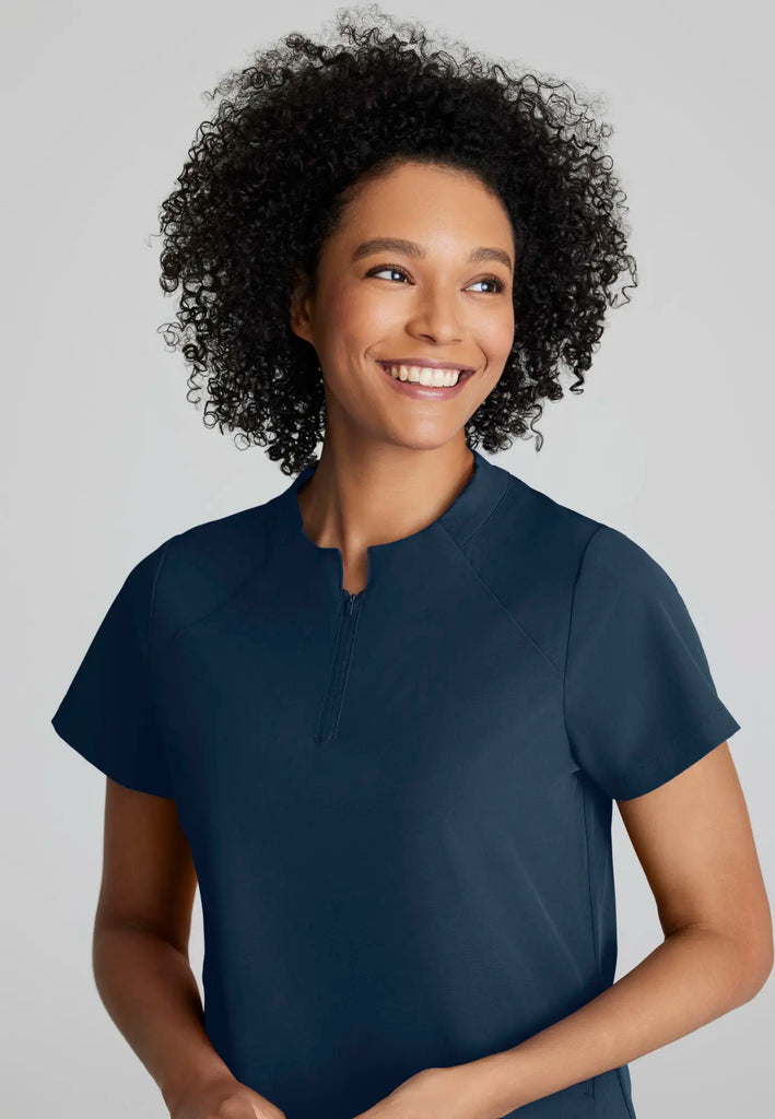 Barco Scrubs Women's Flux Top Steel | scrub-supply.com