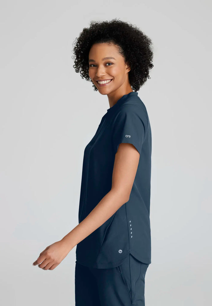 Barco Scrubs Women's Flux Top Steel | scrub-supply.com