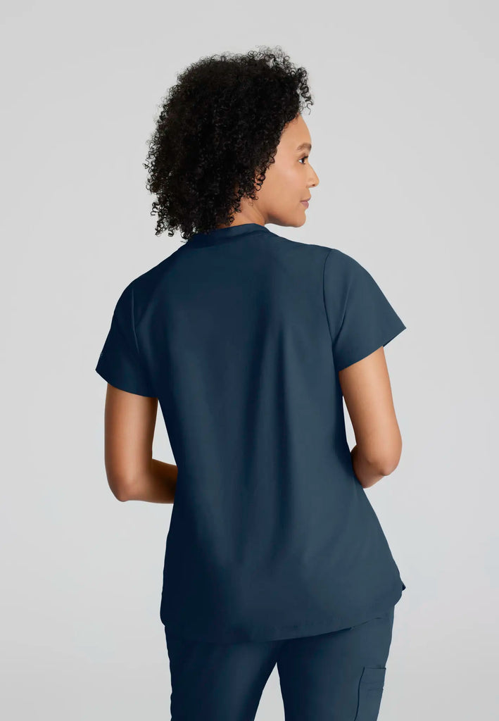 Barco Scrubs Women's Flux Top Steel | scrub-supply.com