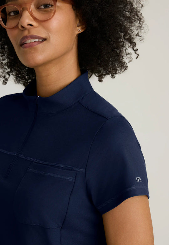 Barco Scrubs Women's Vigor Top Indigo | scrub-supply.com