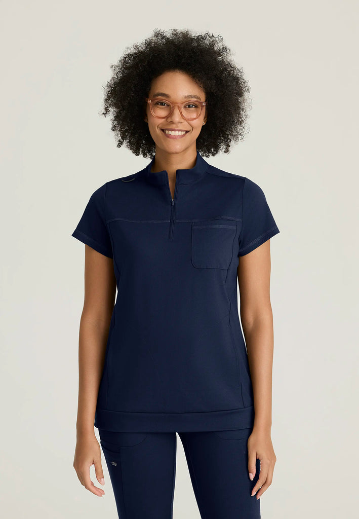 Barco Scrubs Women's Vigor Top Indigo | scrub-supply.com